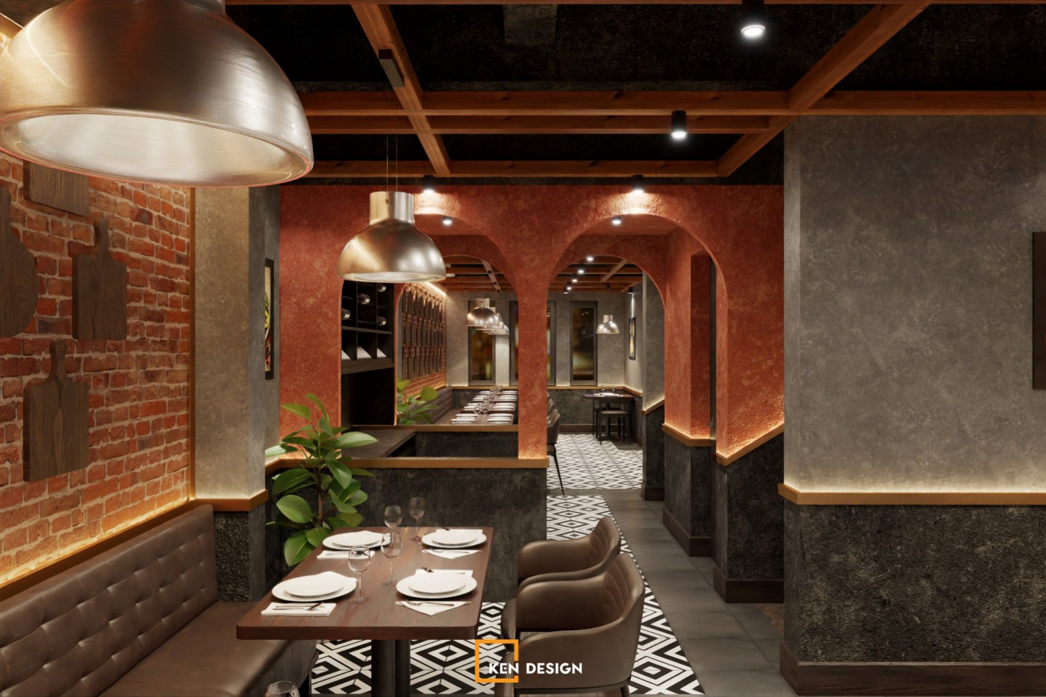 The design of SCM Steakhouse