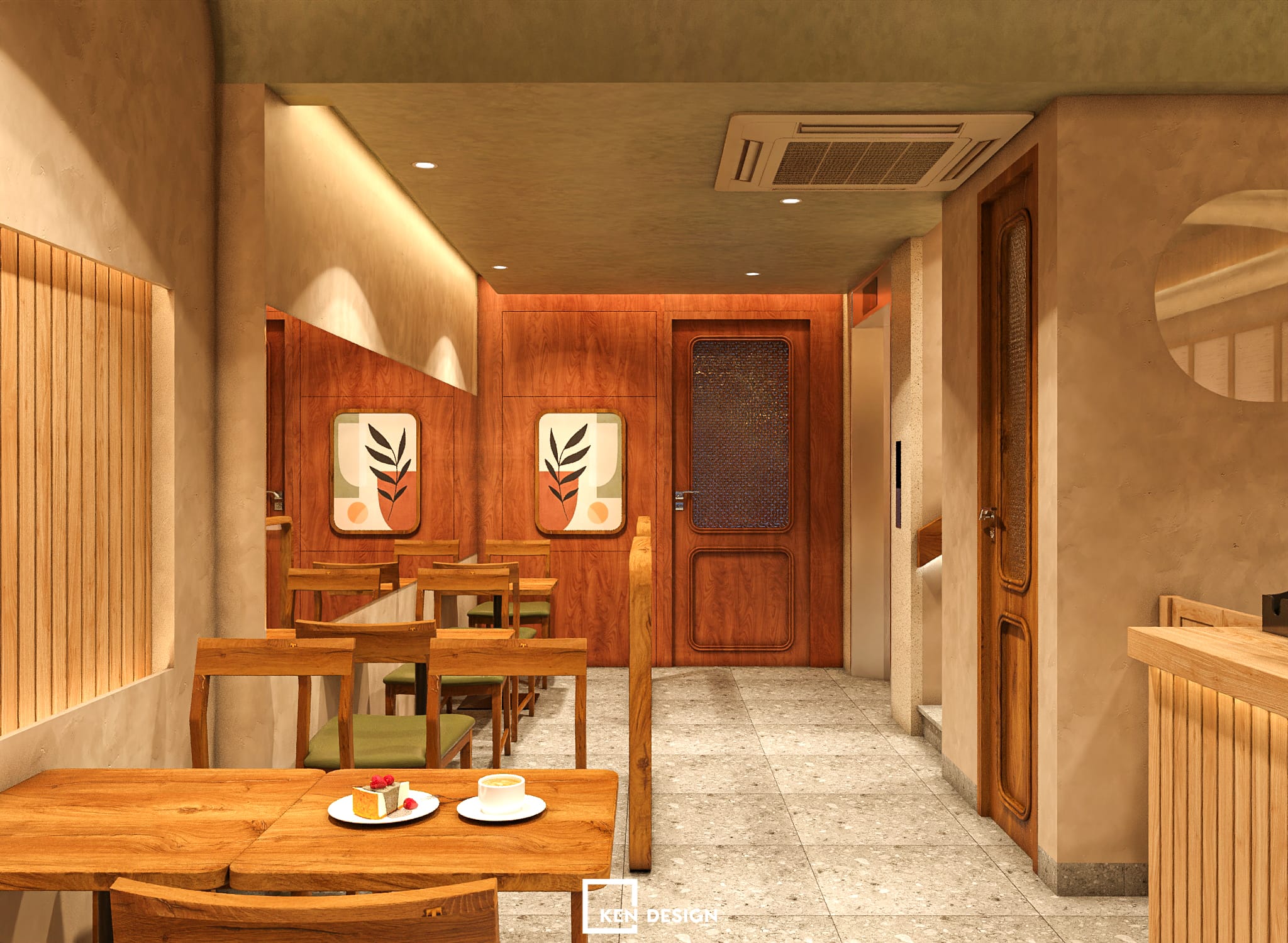The design of WIN Lucky coffee & tea in Vietnam