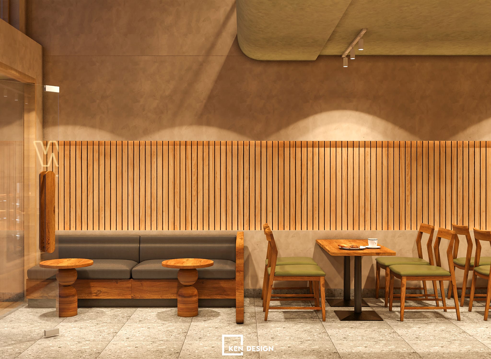 The design of WIN Lucky coffee & tea in Vietnam