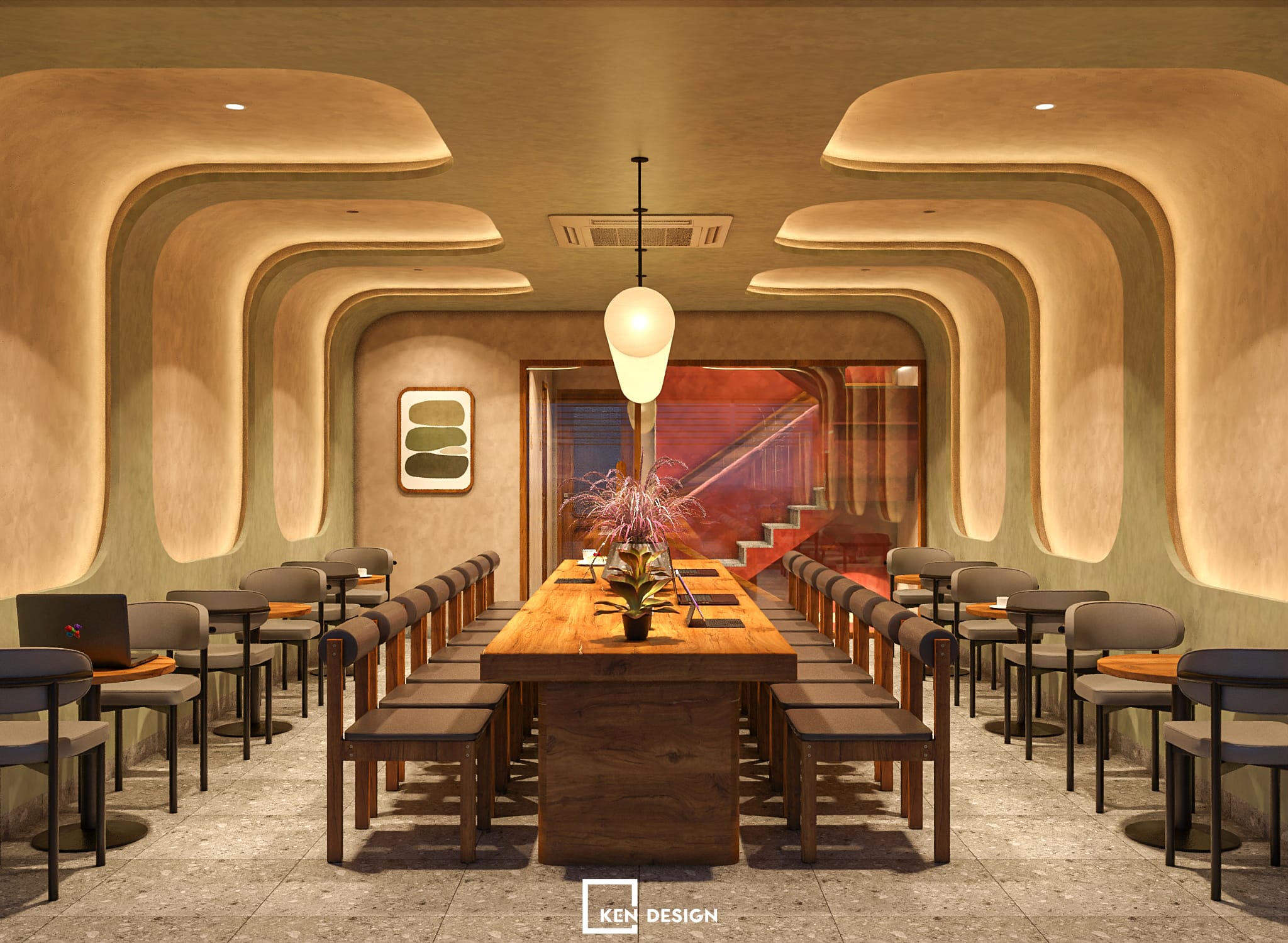 The design of WIN Lucky coffee & tea in Vietnam