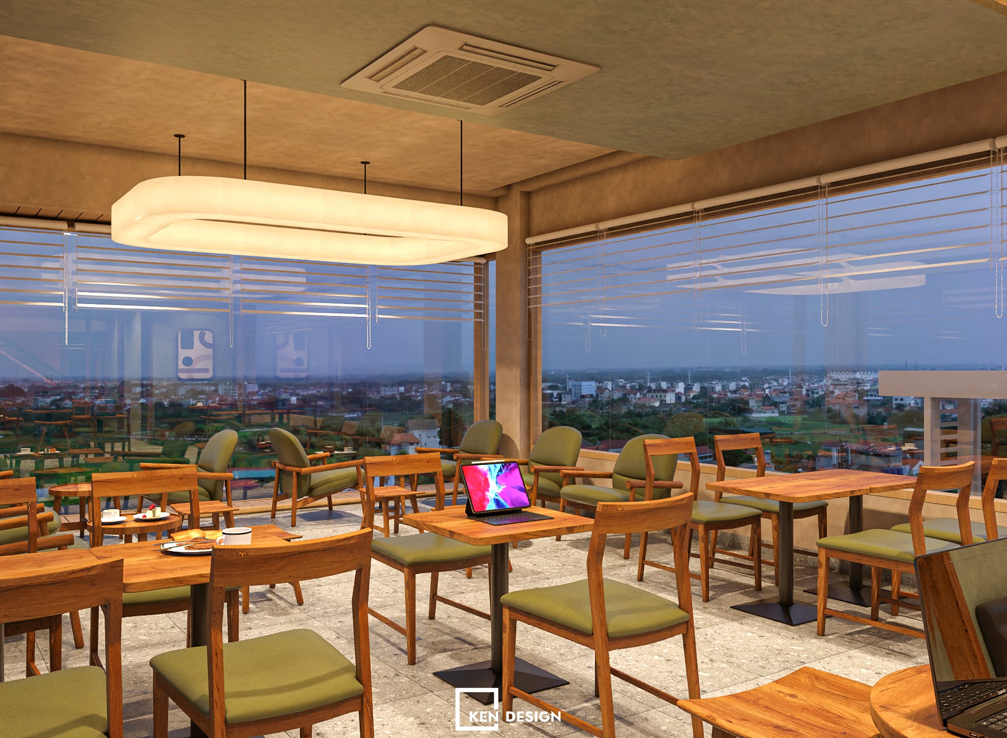 The design of WIN Lucky coffee & tea in Vietnam