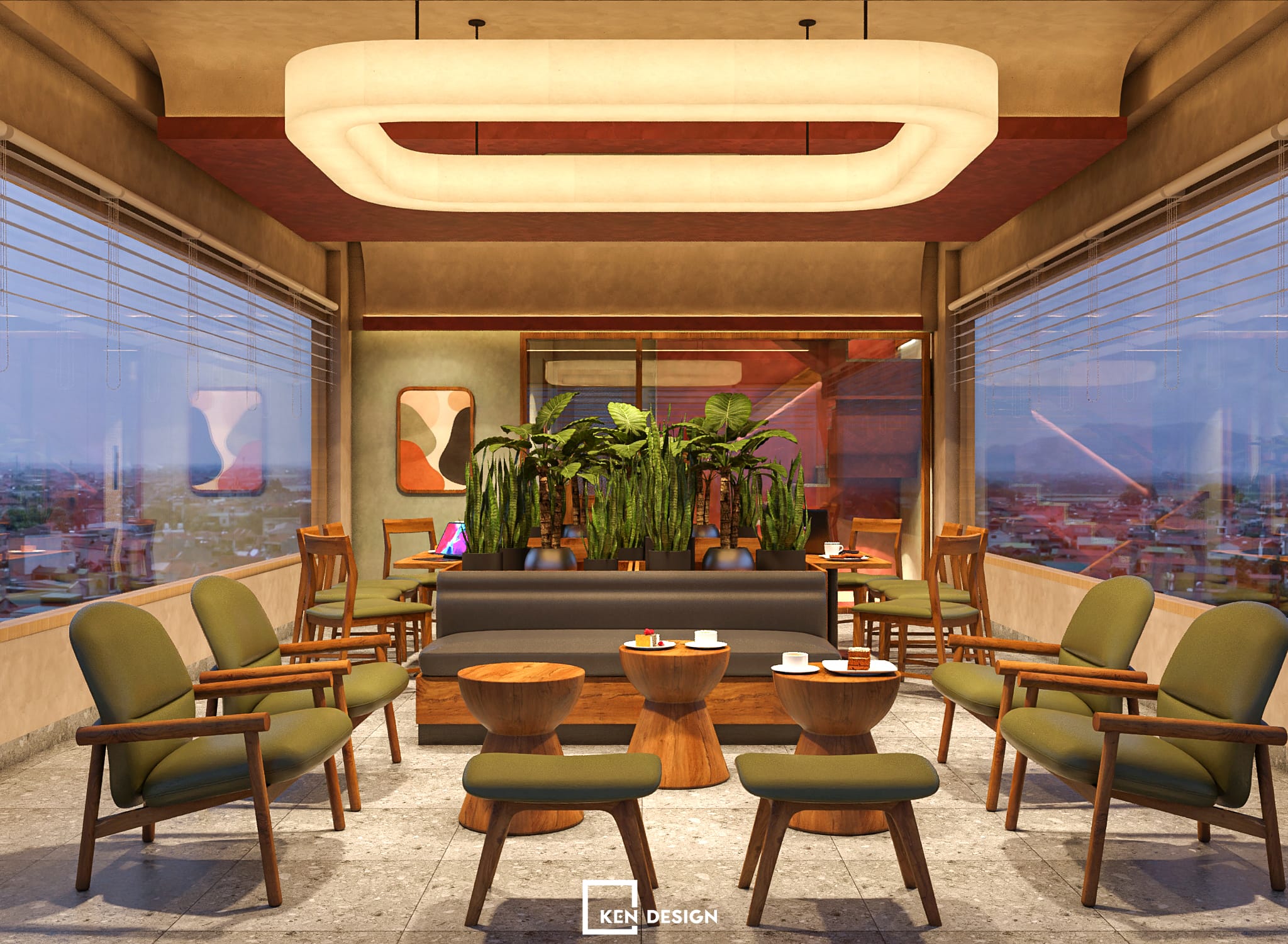 The design of WIN Lucky coffee & tea in Vietnam