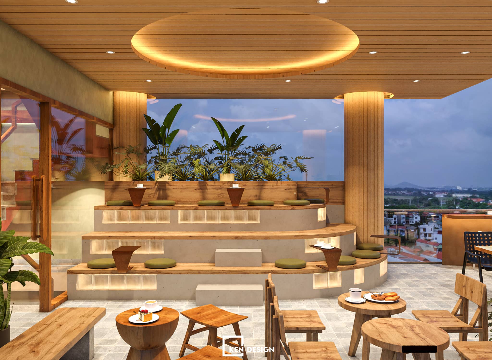 The design of WIN Lucky coffee & tea in Vietnam