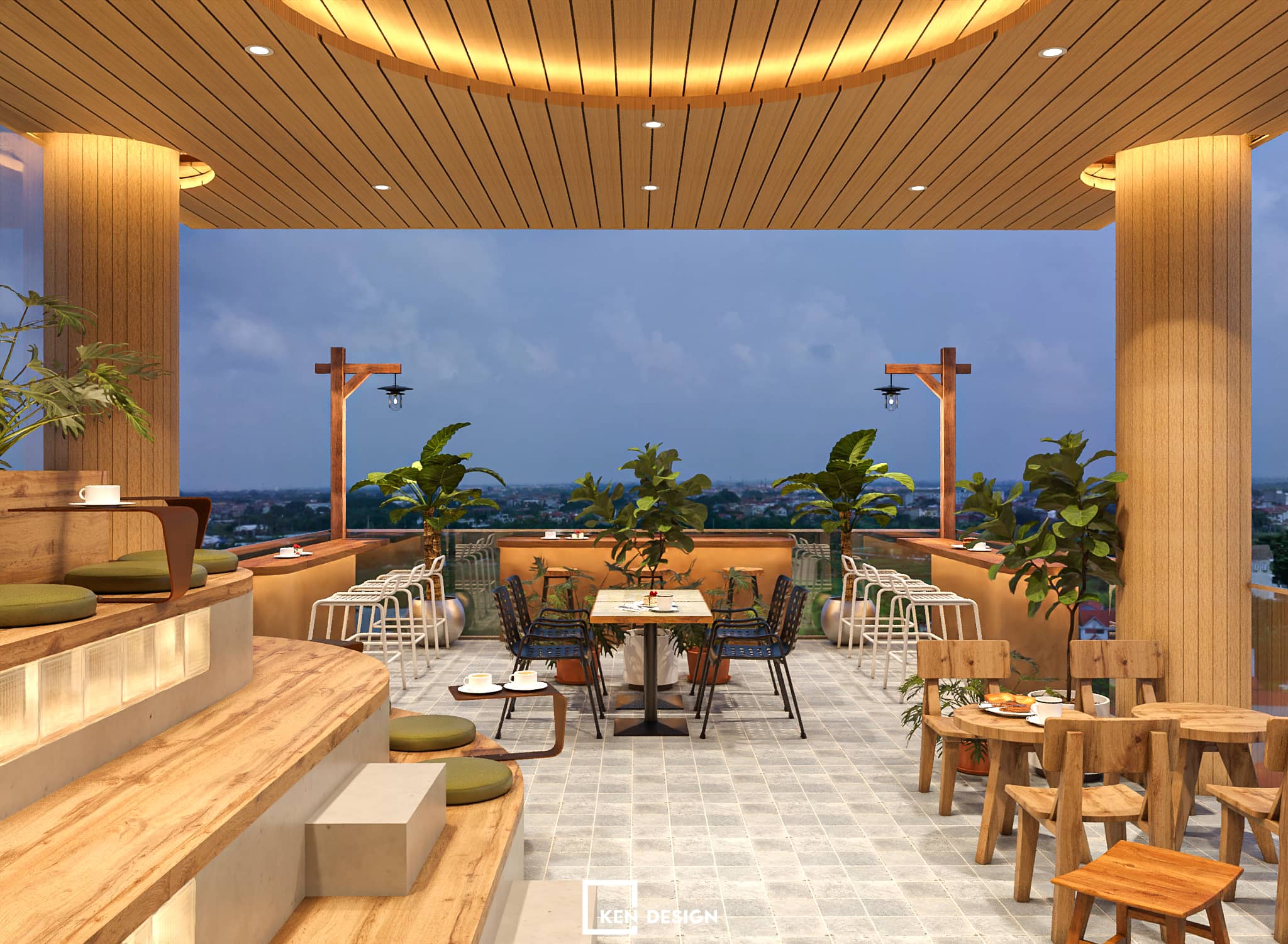 The design of WIN Lucky coffee & tea in Vietnam