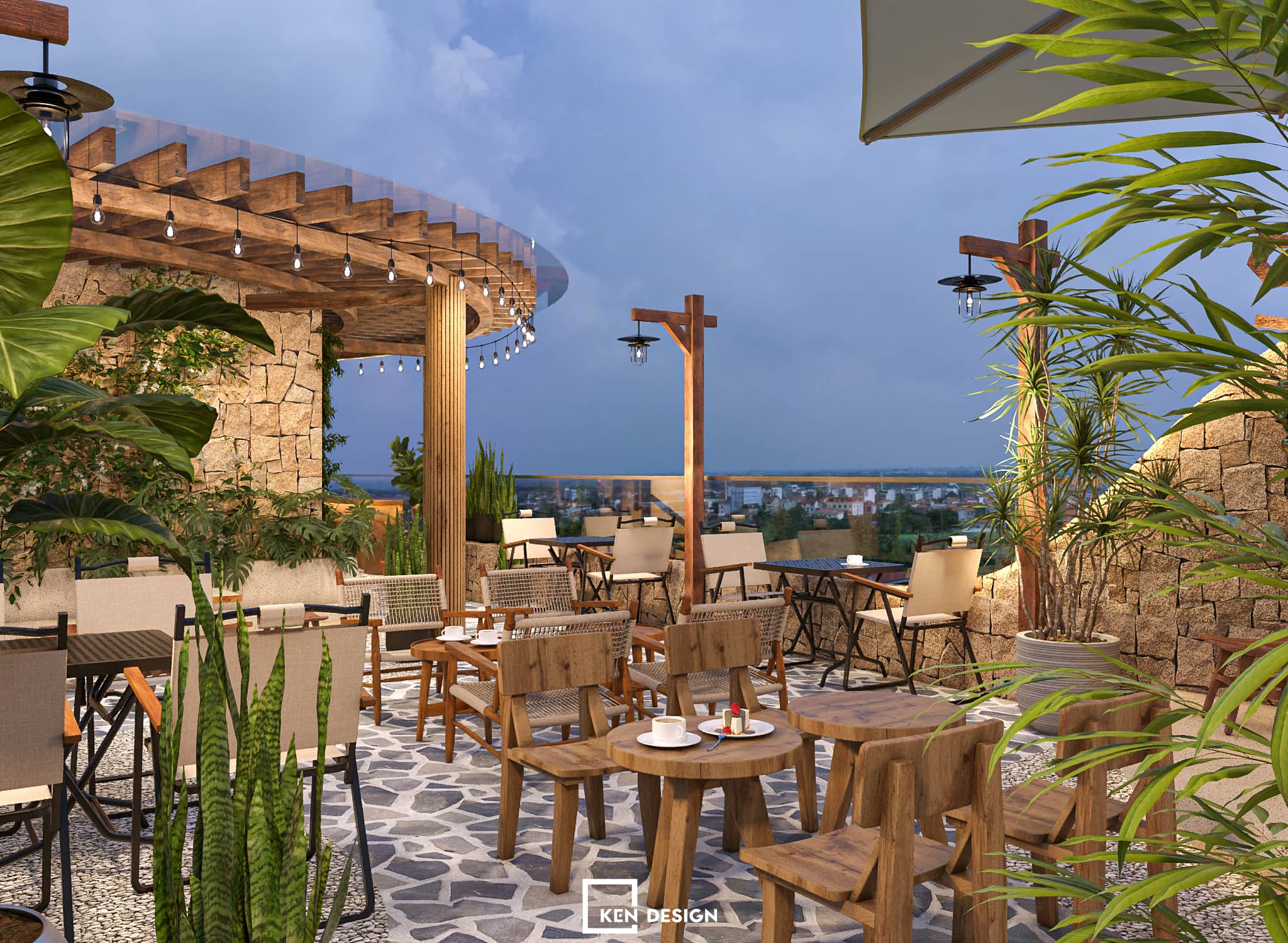 The design of WIN Lucky coffee & tea in Vietnam