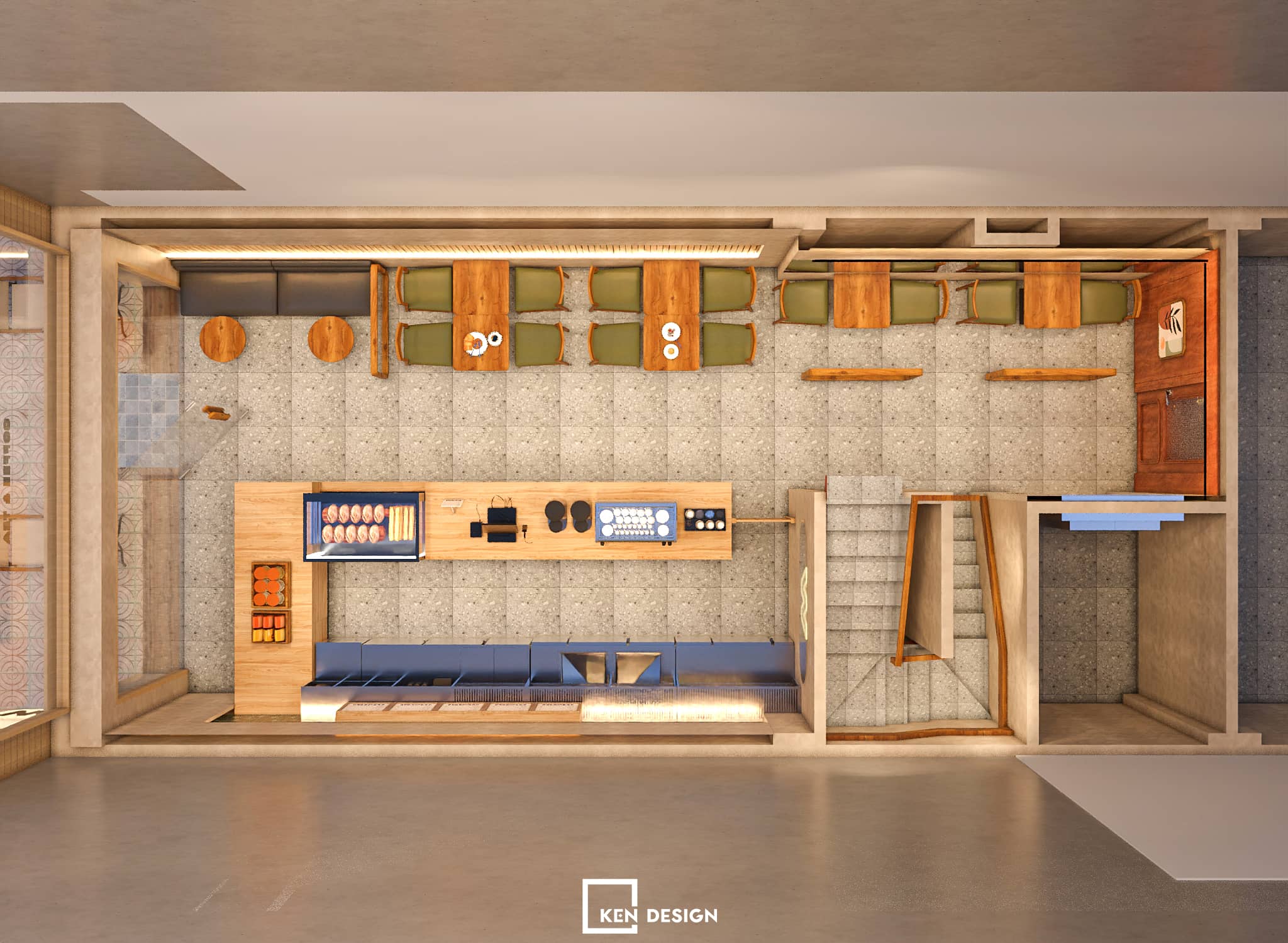 The design of WIN Lucky coffee & tea in Vietnam