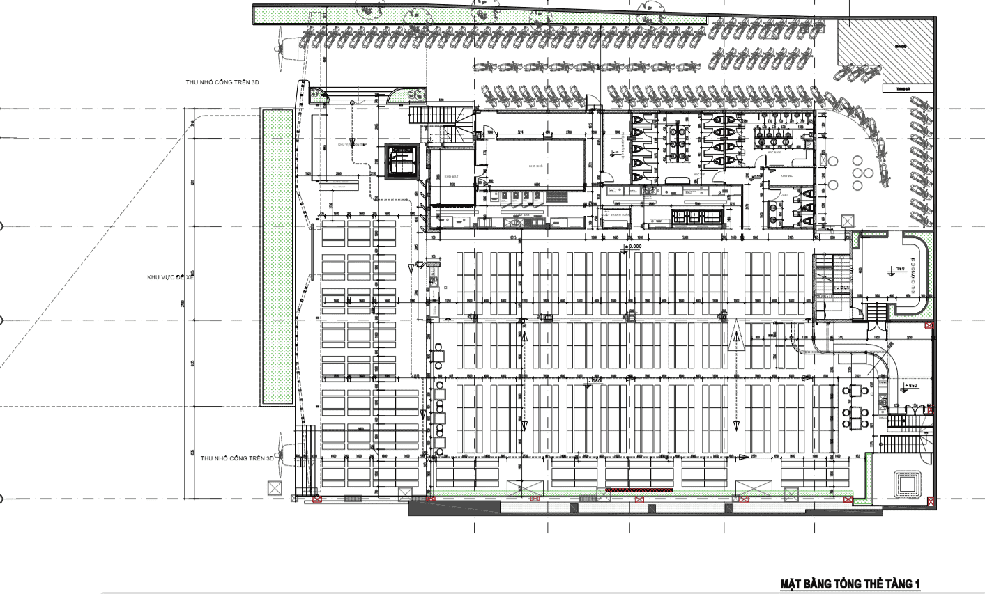 The design of The Gangs Airport Restaurant in Go Vap