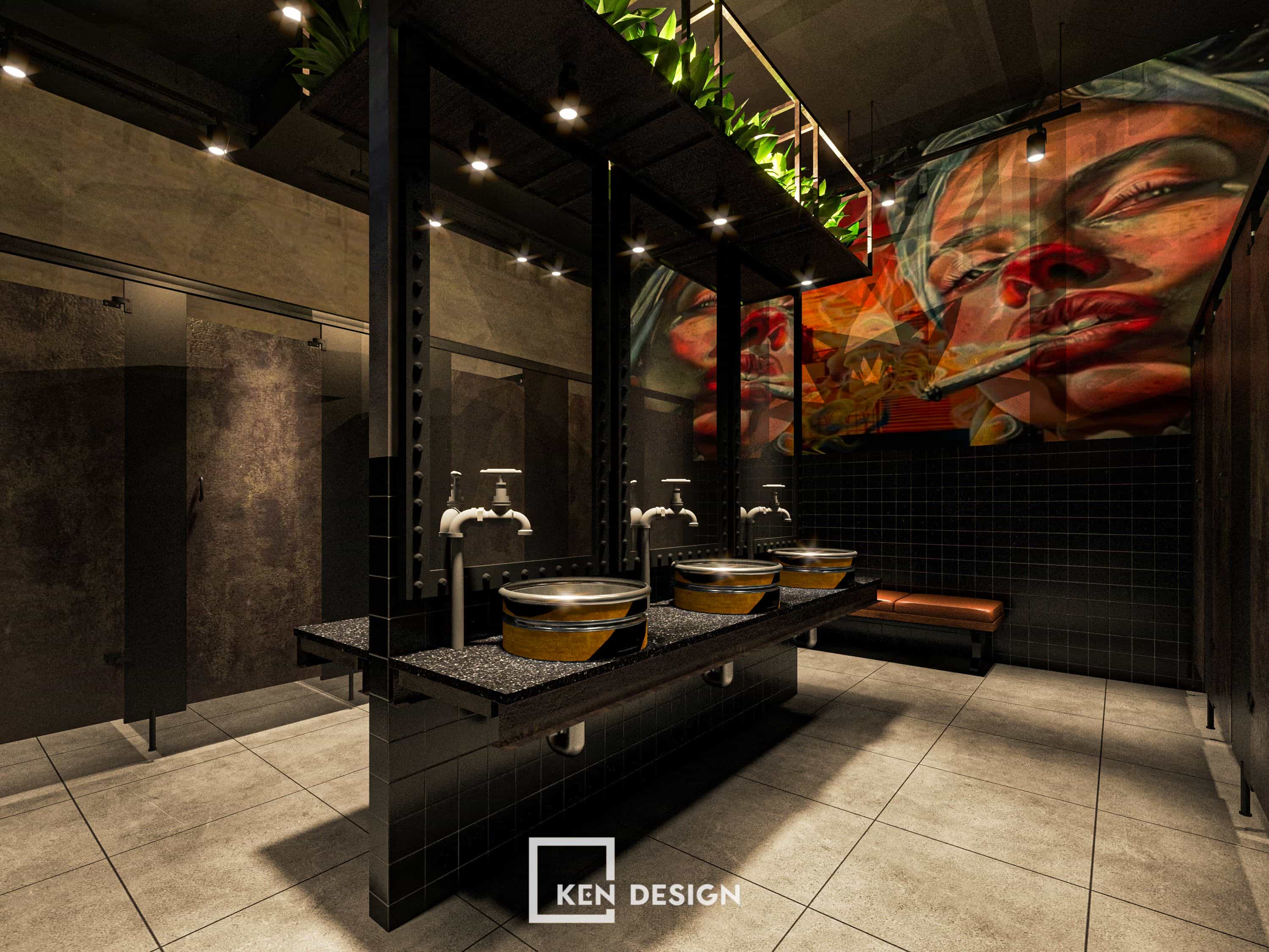 The design project of The Gangs Airport Restaurant