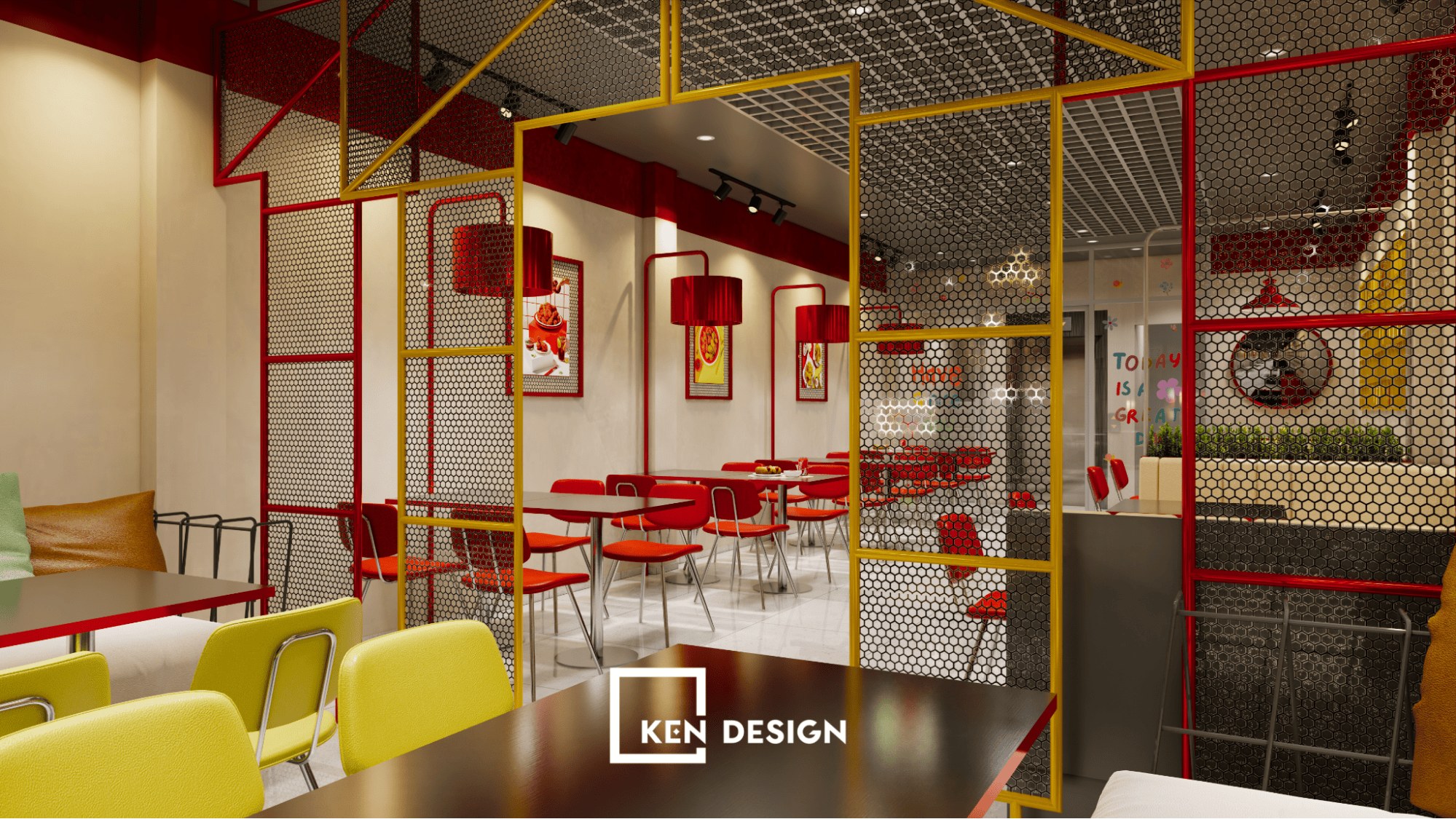 Mạnh Chicken restaurant design