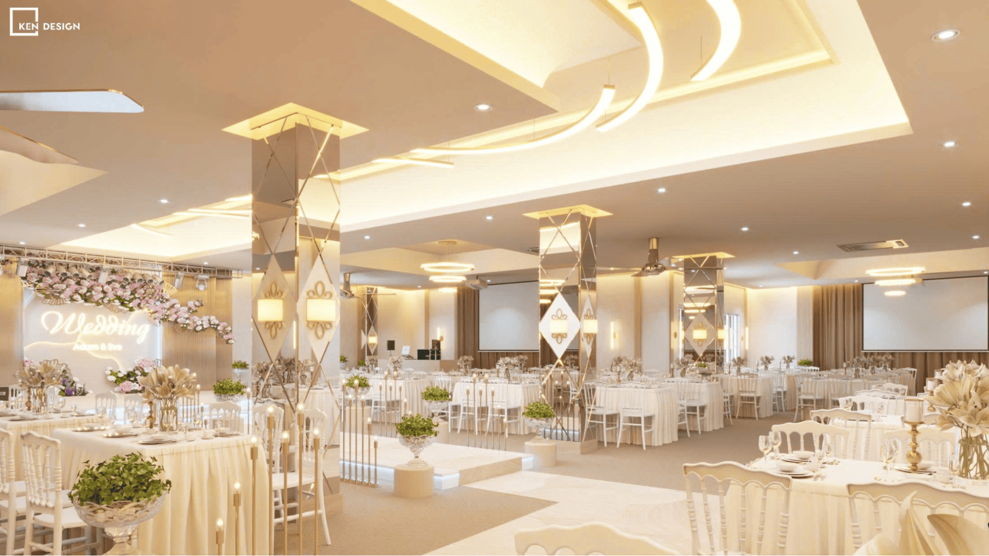 Minh Trí Wedding Restaurant Design