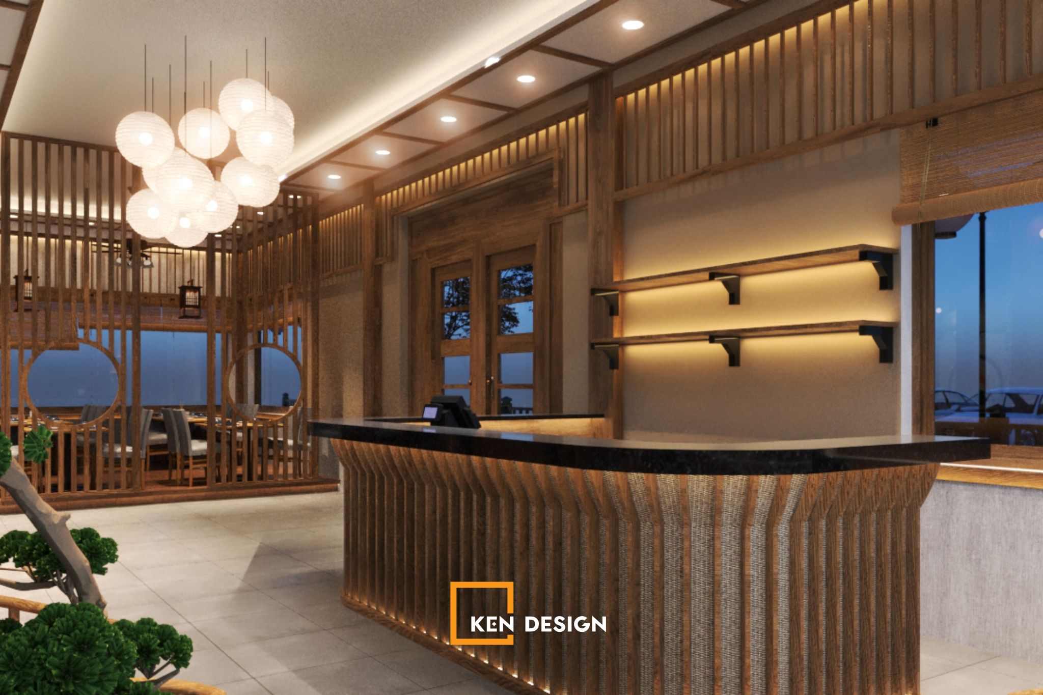 restaurant-and-hotel-model