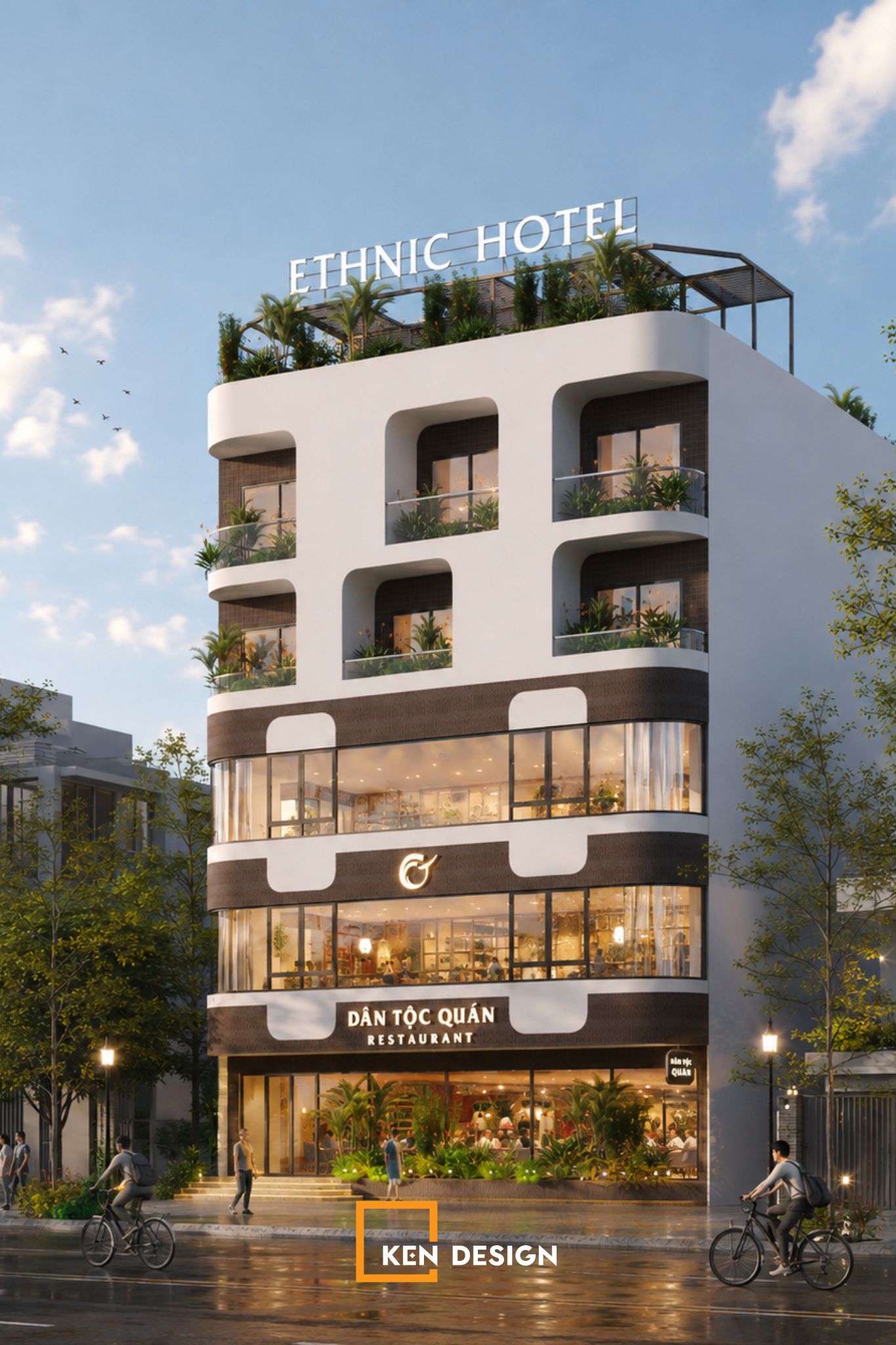 restaurant-and-hotel-model