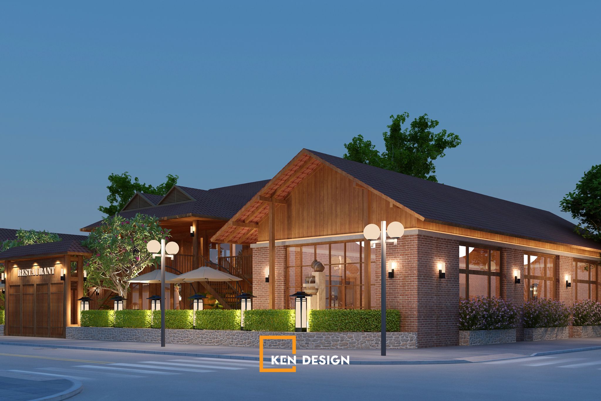 restaurant-and-hotel-model